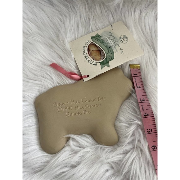 VINTAGE Lot 3 Brown Bag Cookie Art Mold 1985 COW/1997 PIG/1993 ROCKING HORSE - Picture 3 of 11